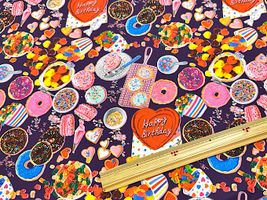 『nora.』シーチングプリント「I LOVE EAT !」_拡大イメージ