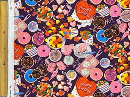 『nora.』シーチングプリント「I LOVE EAT !」_拡大イメージ