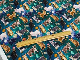 『nora.』シーチングプリント「DAYDREAM CAT」_拡大イメージ