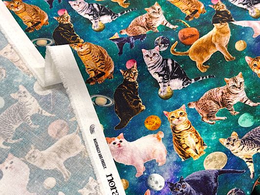 『nora.』シーチングプリント「DAYDREAM CAT」