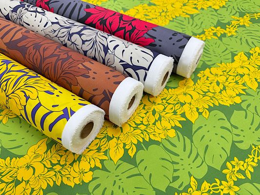 T/Cハワイアンプリント「ハイビスカスボーダー」