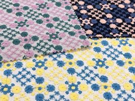 Exclusive Collection 特別な花畑刺しゅうのコットンローンレース_拡大イメージ