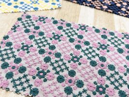 Exclusive Collection 特別な花畑刺しゅうのコットンローンレース_拡大イメージ