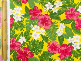 T/Cハワイアンプリント「スタンダードハワイアン」イエロー