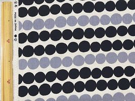 綿麻キャンバスプリント「Connecting the dots」グレー