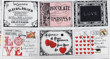 USAコットンパネルプリント「ラブレターをあなたに」_拡大イメージ