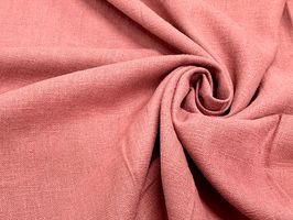 広幅ヘリンボンリネンクロスローズピンク