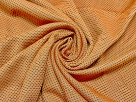 クールクロスニット無地オレンジ