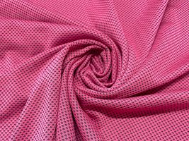 クールクロスニット無地濃いピンク