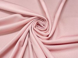 クールクロスニット無地クリアピンク