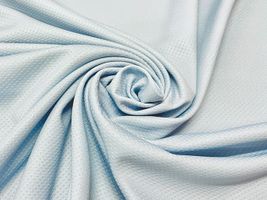 クールクロスニット無地ライトブルー