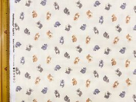 まったりコアラのふわふわダブルガーゼプリント_拡大イメージ