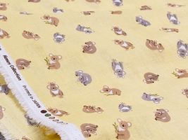 まったりコアラのふわふわダブルガーゼプリント_拡大イメージ