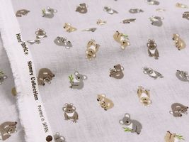 まったりコアラのふわふわダブルガーゼプリント_拡大イメージ