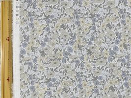 リバティプリントタナローンOnetone Gradation「ポピーアンドデイジー」グレー系