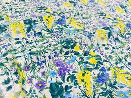 高密度80ローンフラワープリント「ワイルドフラワー・ガーデン」_拡大イメージ