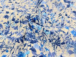 高密度80ローンフラワープリント「ワイルドフラワー・ガーデン」_拡大イメージ