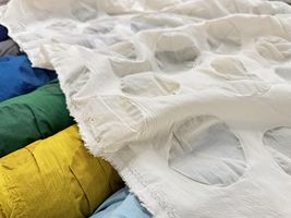 Exclusive Collection 透け感を楽しむ大きなドットリップル_拡大イメージ