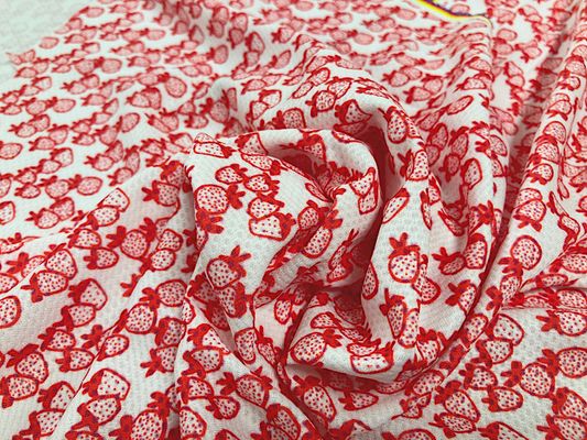 「アートなイチゴ」のクールクロスニット