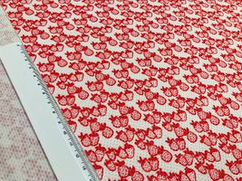 「アートなイチゴ」のクールクロスニットレッド