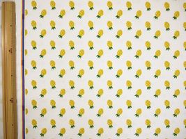 「南国パイン」のクールクロスニットオフ白地×パイナップル