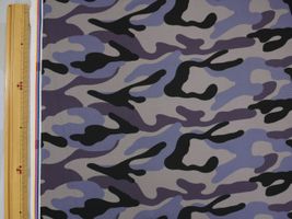 カモフラージュ迷彩柄クールクロスニットブルーグレー系