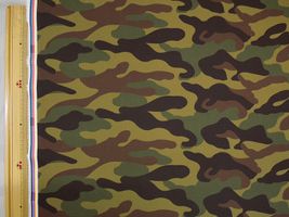 カモフラージュ迷彩柄クールクロスニットグリーン系