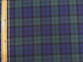 【現品限り特価】テッキング タータンチェックブラックウォッチ