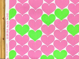 BONBONハートのオックスプリント_拡大イメージ