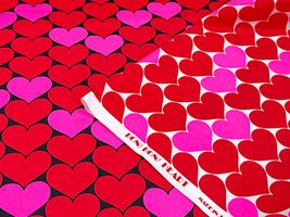 BONBONハートのオックスプリント_拡大イメージ