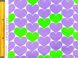 BONBONハートのオックスプリントラベンダー