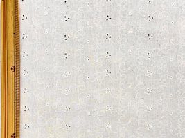 ツタと木の実のコットンレース生成(綿かす残し)