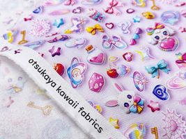 Otsukaya kawaii fabrics「めちゃかわシールこれくしょん」_拡大イメージ