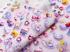 Otsukaya kawaii fabrics「めちゃかわシールこれくしょん」_拡大イメージ