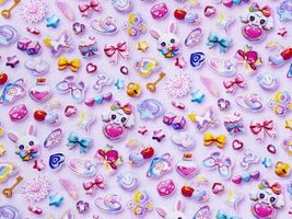 Otsukaya kawaii fabrics「めちゃかわシールこれくしょん」_拡大イメージ