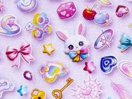 Otsukaya kawaii fabrics「めちゃかわシールこれくしょん」_拡大イメージ