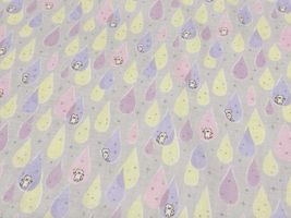 コットンこばやし きらきら雫猫のダブルガーゼプリント_拡大イメージ