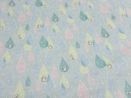 コットンこばやし きらきら雫猫のダブルガーゼプリント_拡大イメージ