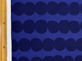 シーチングプリント un/no「DOT AETE」ブルー