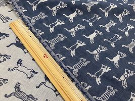 Exclusive Collection 播州織ダブルガーゼジャカードネコ