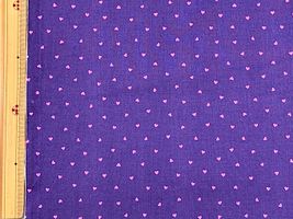 小さなネオンハートのシーチングプリント_拡大イメージ