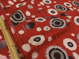 YUWA中原淳一 シャーティングプリント『美しき花々』赤