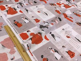 YUWA中原淳一 シャーティングプリント『それいゆぱたーん』グレー系