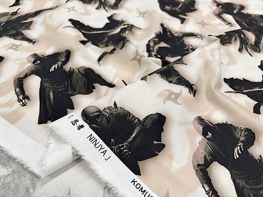 JAPANシーチングプリント「忍者～NINJYA～」