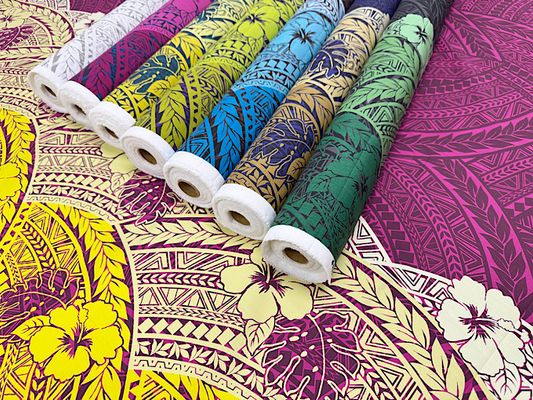 T/Cハワイアンプリント「ハイビスカスパターン」