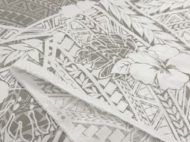 T/Cハワイアンプリント「ハイビスカスパターン」_拡大イメージ