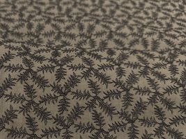 【現品限り特価】Exclusive Collection コットンローンレース 「リーフ」ブラック系