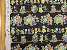 『Hoyoka』Snow White Catのシーチングプリント_拡大イメージ