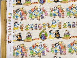 『Hoyoka』Snow White Catのシーチングプリント_拡大イメージ