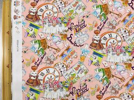 『Hoyoka』Alice in Nyanderlandのシーチングプリント_拡大イメージ